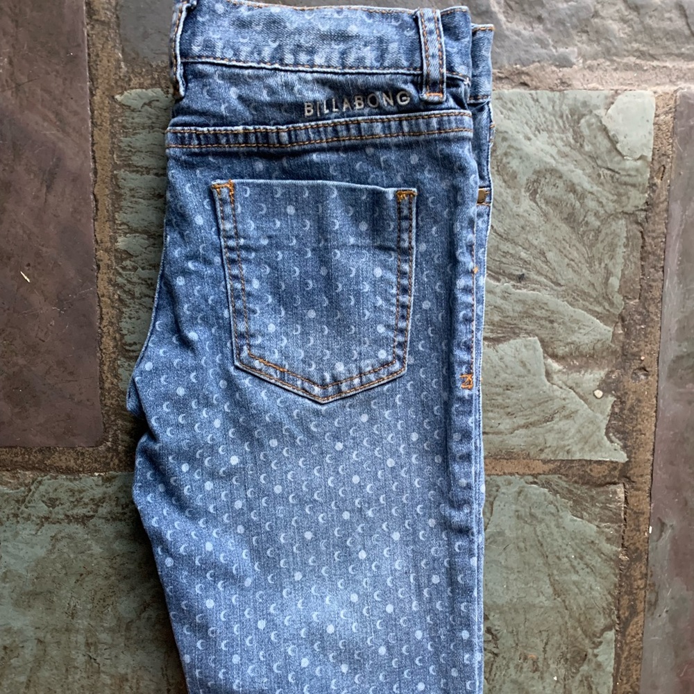 Girls Sz 10 Billabong Lunar Phase Jeans
